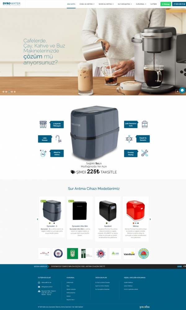 Kurumsal Site dyro.com.tr Web Site Tasarımı & Yazılımı