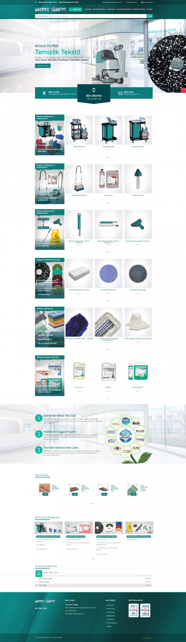 Kurumsal Site arcoragroup.com.tr Web Site Tasarımı & Yazılımı